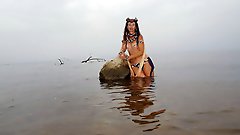 Hottest lass is touching herself