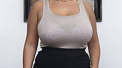 Huge breasted hot mom does it in pov style