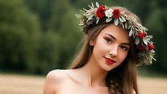 Explosive experienced tart is posing seminaked