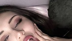 Sexiest chick is spreading pussy lips