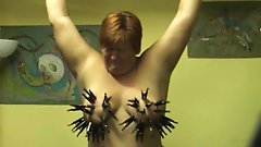 Top-notch old babe is spreading her pussy for money